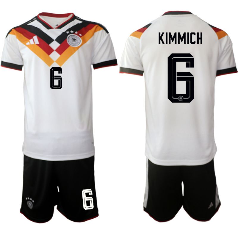 Men 2026 World Cup National Team Germany home white #6 Soccer Jersey